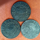 NEDERLAND  3 X 25 CENT 1941-1942-1943  KM 174 - 2.5 Cent