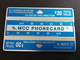 UNITED STATES USA AMERIKA  $20,  BLUE MCC PHONECARD    L&G CARD  806D  MINT **6056** - Schede Olografiche (Landis & Gyr)