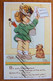 Phyllis Purser-Bob King  & Unknow. Dog Chien Enfants Girl Boy 4 X Fantasie Cpa - Humor