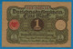 DEUTSCHES REICH 1 MARK 01.03.1920  # 523.003116 P# 58  DARLEHENSKASSENSCHEIN - Administration De La Dette