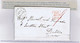 Ireland Offaly Dublin 1844 Letter With Green PHILIPSTOWN AP 11 1844 Paid "1", Red Dublin PAID AP 12 1844 Frame Break - Préphilatélie