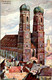 14436 - Künstlerkarte - München , Frauenkirche , Signiert Richard Wagner - Gelaufen 1911 - Wagner, Richard