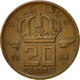 Monnaie, Belgique, 20 Centimes, 1958, TTB, Bronze, KM:146 - 20 Centimes