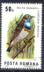 RUMÄNIEN 1983 Vögel Des Donaudeltas 50B Weißsterniges Blaukehlchen Gest. ABART - Variedades Y Curiosidades