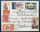 France Colonies Françaises Lettre Gabon 1915 Groupe N° 20 & 49,51, 55, 56 & N°64 Obl Libreville Pour Enghein Superbe - Covers & Documents