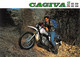 09872 "CAGIVA SX 250 / SX 350" PIEGHEVOLE ILLUSTRATO ORIGINALE - Moto