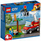 Lego City - L'EXTINCTION DU BARBECUE Burn Out Réf. 60212 Neuf - Non Classificati