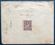 Danemark Lettre Recommandé De 1904 Avec N°35 X3, 36, 37 & 43 Obl De Copenhague Pour Troyes En France, Au Dos Vignette - Storia Postale