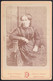 VIEILLE GRANDE PHOTO MONTEE -  DAME AVEC BELLE ROBE - MODE - PHOTO DEROZ MARSEILLE - Antiche (ante 1900)