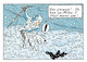 ¤¤  -   Lot De 4 Cartes De L'Illustrateur " HERGE "  -  TINTIN, MILOU, Capitaine HADDOCK   -  ¤¤ - Hergé