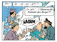 Delcampe - ¤¤  -   Lot De 4 Cartes De L'Illustrateur " HERGE "  -  TINTIN, MILOU, Capitaine HADDOCK   -  ¤¤ - Hergé