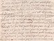 1744 - Marque Postale DELYON 30x5mm Sur Lettre Pliée Avec Correspondance De 3 Pages De Lyon Vers Grenoble - Taxe 3 - 1701-1800: Précurseurs XVIII