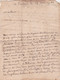 Delcampe - 1758 - Marque Postale De Toulouse  Sur Lettre Pliée Avec Correspondance De 3 Pages Vers Montpellier - Taxe 4 Sols - 1701-1800: Precursors XVIII