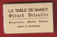 Boites D'allumettes .Restaurant . La Table De Nancy ;Gérard Veissiére - Zündholzschachteln