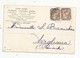 2 Timbres Un Millieme , POSTES EGYPTIENNES Sur Carte Postale , ALEXANDRIA , 1907 , BUON NATALE, 3 Scans - 1866-1914 Khédivat D'Égypte