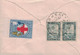 GRECE - LETTRE POUR LYON FRANCE AVEC VIGNETTE CROIX ROUGE. - Postal Logo & Postmarks