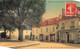 Genillé         37        Place De L'église. Hôtel De La Place. Carte Colorisée Et Toilée               (voir Scan) - Genillé