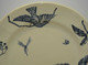 ANCIENNE ASSIETTE CERAMIQUE R CHARBONNIER LONGCHAMP Service OISEAU Terre De Fer COLLECTION DECO VITRINE - Longchamps (FRA)