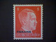 Russia, Scott #N46, Mint (*), 1941, Hitler Overprint Ukraine, 8pf, Red - 1941-43 Bezetting: Duitsland