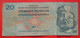 X1- 20 Korun 1970. Czechoslovakia- Twenty Koruna, Jan Zizka,Husite Soldiers, Circulated Banknote - Czechoslovakia