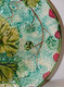 BELLE ANCIENNE ASSIETTE BARBOTINE Décor FEUILLES De VIGNE ONNAING Ou WASMUEL Collection Déco Vitrine - Wasmuel (BEL)