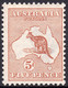 1913 AUSTRALIA KANGAROO 5d CHESTNUT (SG#8) MH VF - Ongebruikt