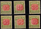 1946-57 AUSTRALIA POSTAGE DUE 6 VALUES MH - Segnatasse