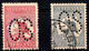 1913 AUSTRALIA KANGAROO OFFICIAL 2 VALUES (SG# O2d-O3) FINE USED - Oficiales