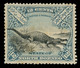 North Borneo 1897-1902 Crocodile 12c Black And Blue Perf. 14 And MH * Orig. Gum, Some Toning Otherwise Fine, SG 106 £225 - Bornéo Du Nord (...-1963)