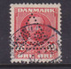 Denmark Perfin Perforé Lochung (L46) 'LL In Triangle' Lund & Lawerentz A/S København Mi. 54 Frederik VIII. Stamp - Variétés Et Curiosités