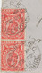 GB VILLAGE POSTMARKS "LESLIE R.S.O. / FIFESHIRE" (GLENROTHES) CDS 25mm Cvr 1912 - Schottland