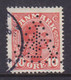 Denmark Perfin Perforé Lochung (M22) 'ML' Møller & Landschultz, København Chr. X. Stamp (2 Scans) - Plaatfouten En Curiosa