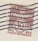 Perfin Perforé Lochung (V02) 'V' Direktoratet For Vareforsyning, KØBENHAVN K. 1937 Cover Brief TUBORG Brewery HELLERUP - Errors, Freaks & Oddities (EFO)