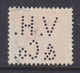 Denmark Perfin Perforé Lochung (V13) 'V.H.&Co.' Vilhelm Hansen & Co., København Mi. 54 Frederik VIII. - Errors, Freaks & Oddities (EFO)