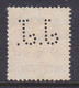 Denmark Perfin Perforé Lochung (J13) 'J.J.' Jørgen Jensens Eftf., København Chr. X. Stamp PEN Cancelled !! (2 Scans) - Varietà & Curiosità