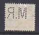 Denmark Perfin Perforé Lochung (M30) 'M.R.' M. Rasmussen & J. D. Beauvais, København Mi. 45 A Wellenlinien Wavery Lines - Variétés Et Curiosités