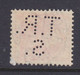 Denmark Perfin Perforé Lochung (T28) 'T.R.S.' T. Rasmussen & Søn, Korsør Mi. 54 King Frederik VIII. Deluxe KORSØR Cancel - Varietà & Curiosità