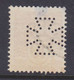 Denmark Perfin Perforé Lochung (Fig13?) 'Maltese Cross' Det Forenede Dampskibsselskab, Mi. 64 Wellenlinien Wavery Lines - Plaatfouten En Curiosa