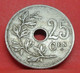 25 Centimes 1908 - TB+ - Pièce De Monnaie Belgie Collection - N19641 - 25 Centimes