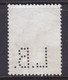 Denmark Perfin Perforé Lochung  (L11c) 'L.B.' Landmandsbanken., København Koldinghus (Cz. Slania) Stamp (2 Scans) - Abarten Und Kuriositäten