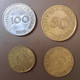 Saarland 10, 20, 50 Und 100Franken 1957 /1955   #mü196 - Colecciones