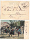 SMYRNE Carte Postale Timbre Turc Déposée BM Via Paquebot Et Constantinople Galata 1907 Dest Lyon - Covers & Documents