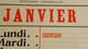 Calendrier Publicitaire.biscuiterie De Montreuil-s-Bois. 9 à 13 Bis Place De Villiers.Téléphone Montreuil 75.Seine. - Tamaño Grande : 1901-20