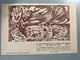 Carte Postale Cad Illustrée 1er Service Par Ballon Paris 23/09/46 Avec Timbre Demi Officiel Et Cachet Privé - 353 Muller - Flugwesen