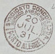 Brazil 1931 A. Noronha Rain Cover From Porto Alegre To São Paulo Stamp 200 Réis + Airmail 1$ Cancel Syndicate Condor - Posta Aerea (società Private)