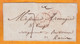 1849 - Enveloppe Pliée De Liège, Belgique Vers Paris, France - Taxe 7 Décimes - Entrée Par Valenciennes - Poste Restante - 1830-1849 (Belgica Independiente)