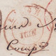 1849 - Enveloppe Pliée De Liège, Belgique Vers Paris, France - Taxe 7 Décimes - Entrée Par Valenciennes - Poste Restante - 1830-1849 (Onafhankelijk België)