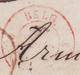 1849 - Enveloppe Pliée De Liège, Belgique Vers Paris, France - Taxe 7 Décimes - Entrée Par Valenciennes - Poste Restante - 1830-1849 (Belgica Independiente)