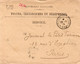 LETTRE RECOMMANDEE  EN FRANCHISE POSTES, TELEGRAPHES ET TELEPHONES .OBLITERATION TRESOR ET POSTE   20-7-1915-* 112 * - Briefe U. Dokumente