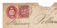 Lettre Genève 1872 Suisse Entier Postal + Helvetia Assise Damond & Coulin Maison De Commission Collonges Ain - Covers & Documents